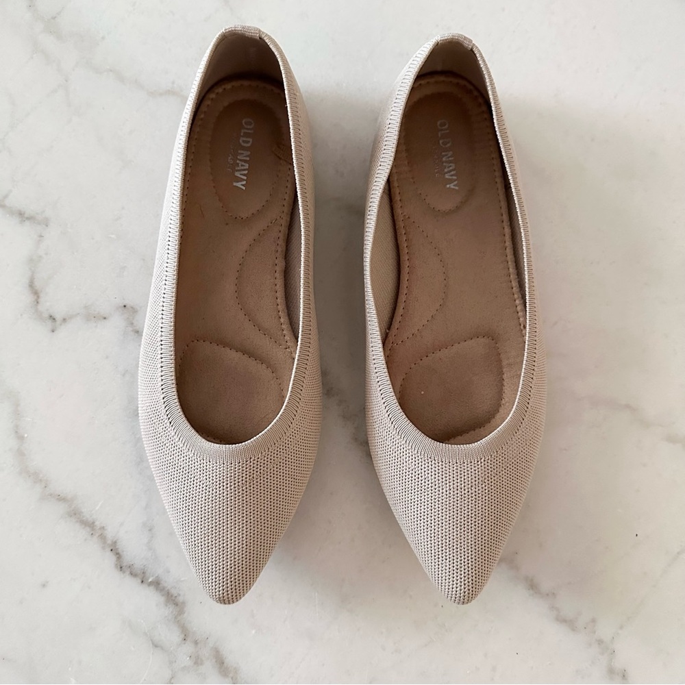 Old Navy “Rothy Style” Pointy Toe Flats - Picture 2 of 8